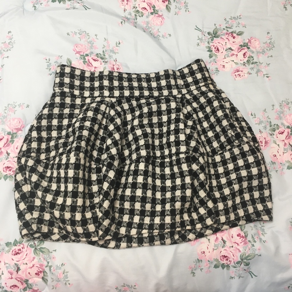 Hounds Tooth Bubble skirt